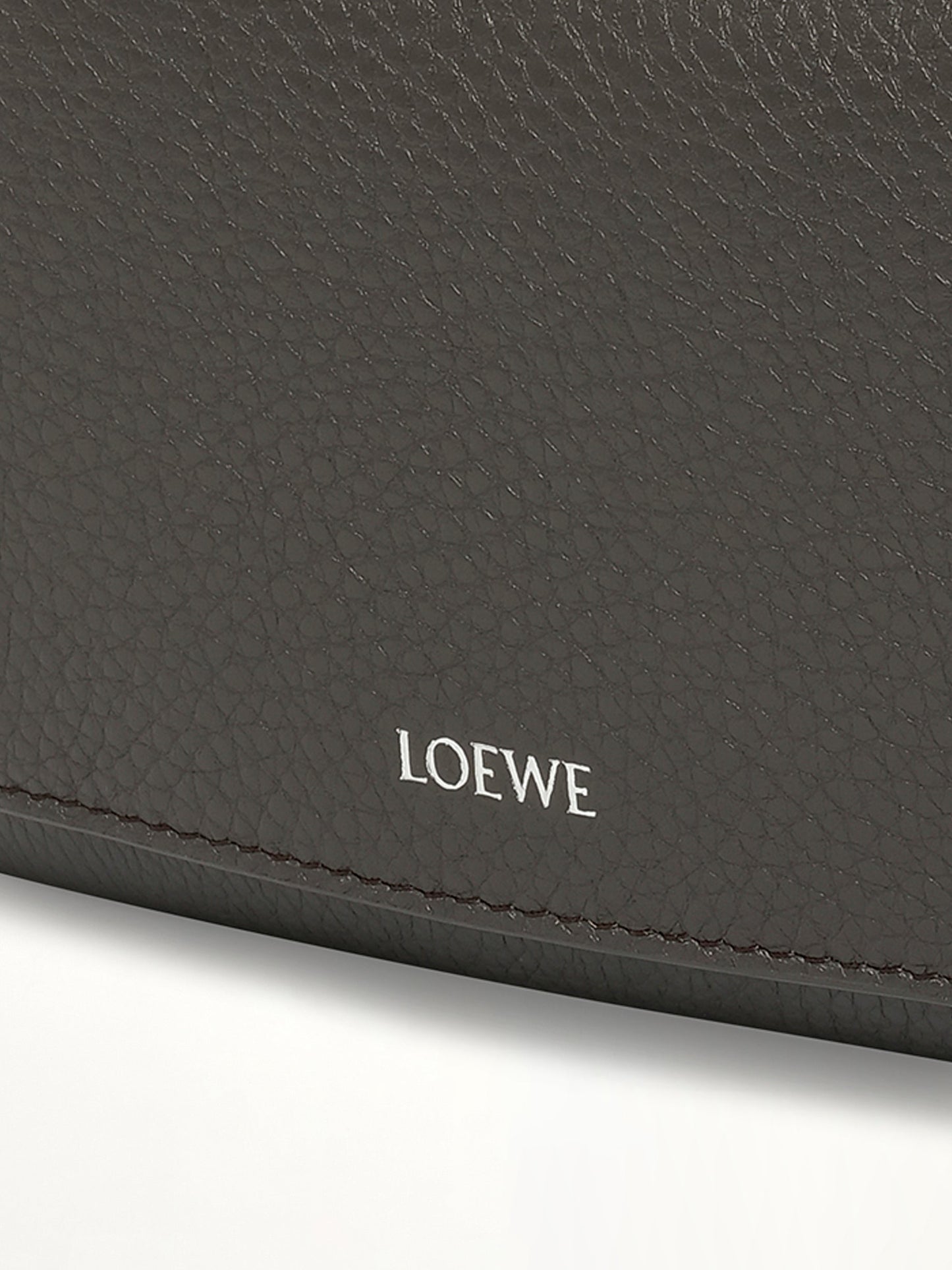 LOEWE Pebble Messenger Small (Dark Grey)