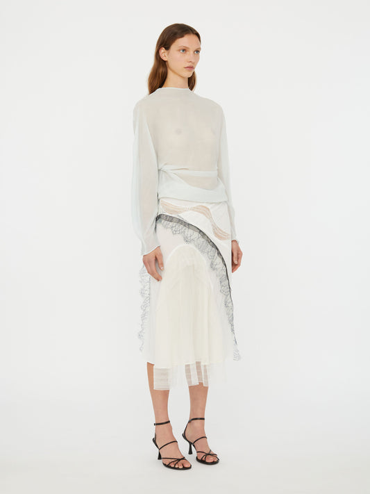 Christopher Esber Vespertine Lace Skirt (Multi)