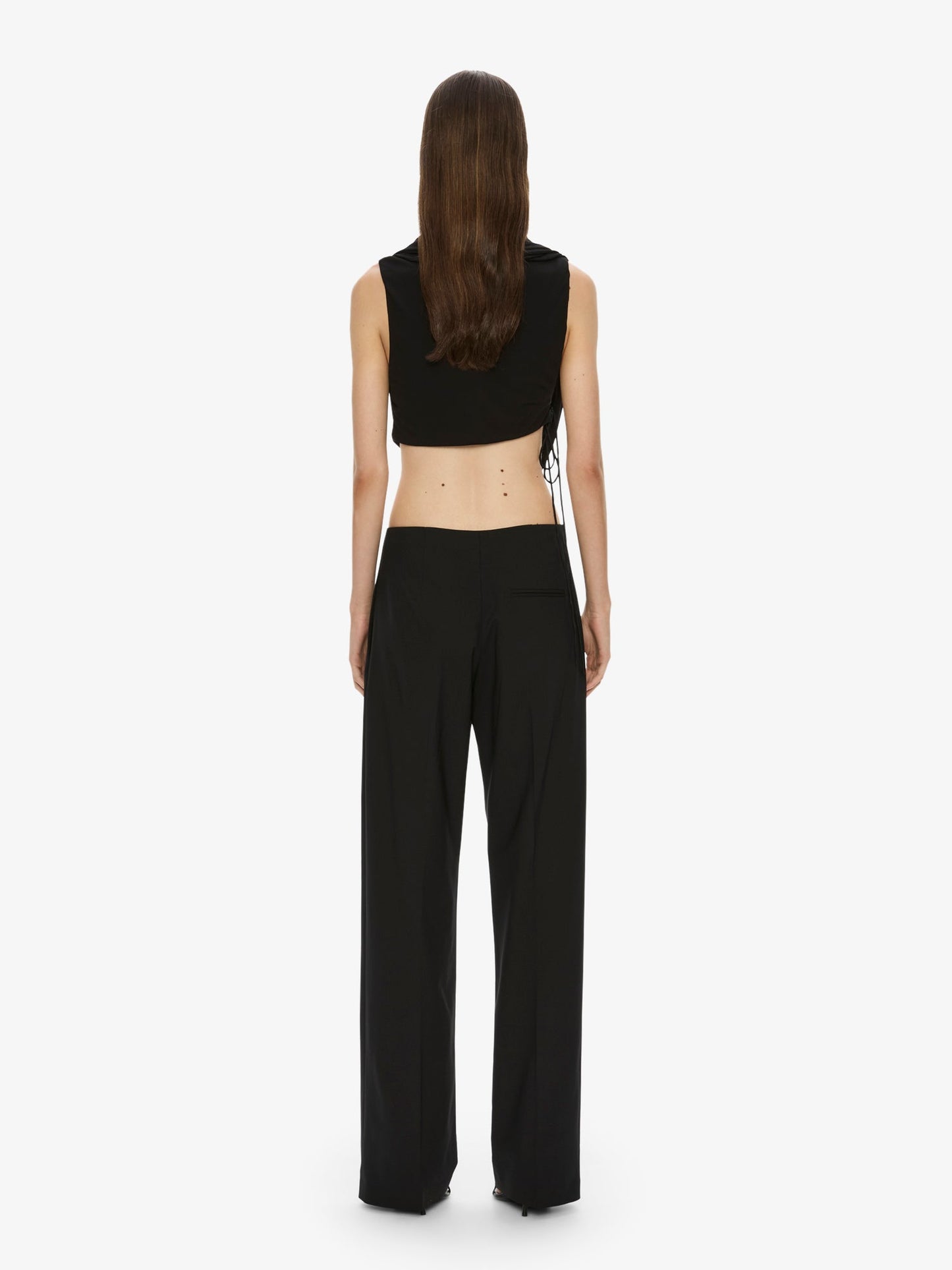 Christopher Esber Interlock Jersey Drape Top (Black)
