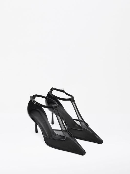 Christopher Esber T-Bar Vapour Heel (Black)
