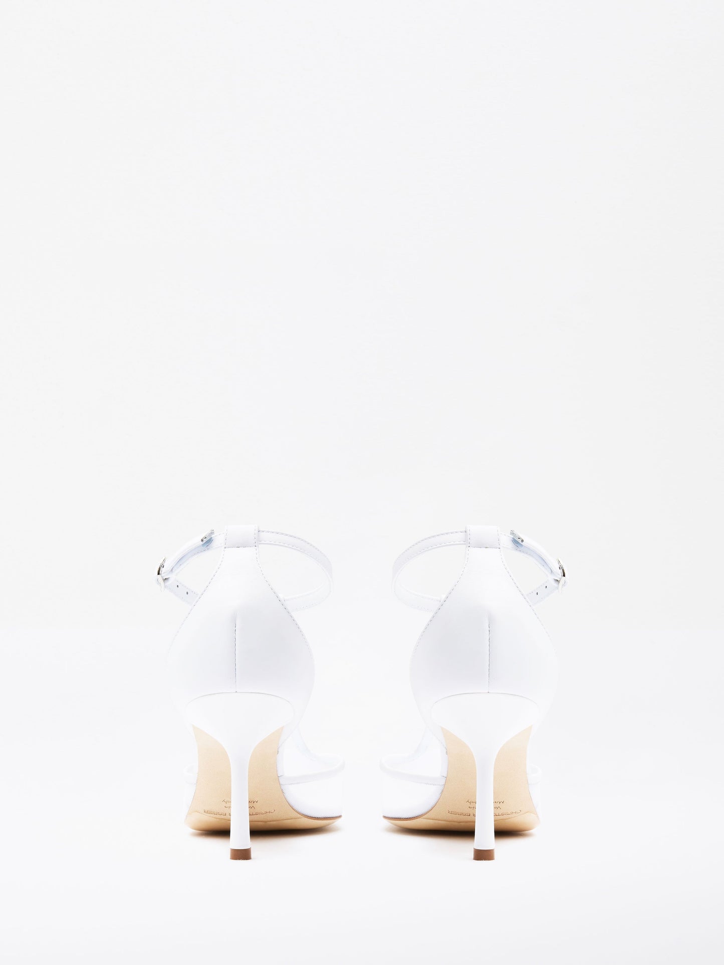 Christopher Esber T-Bar Vapour Heel (White)
