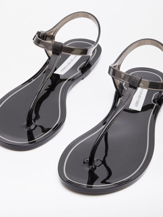 Christopher Esber Billi T-Bar Flat (Black)