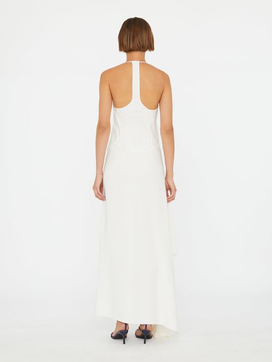 Christopher Esber Floating Split Dress (White)