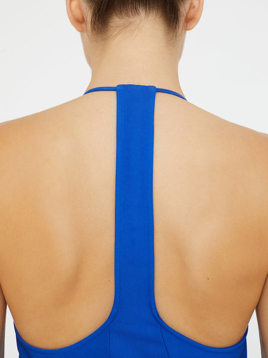 Christopher Esber Floating Split Dress (Blue)