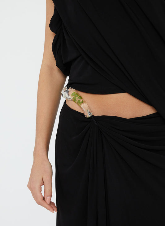 Christopher Esber Encased Nature Suspended Jersey (Skirt)