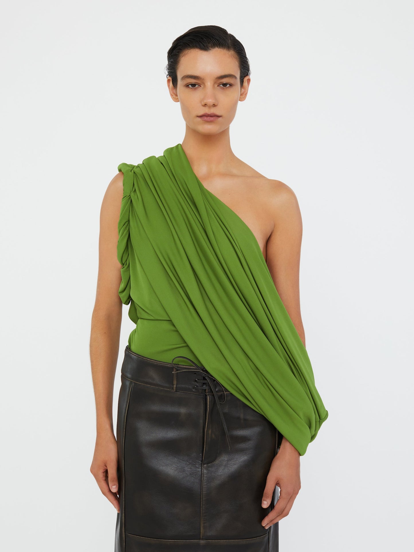 Christopher Esber Burnished Eddie Leather (Skirt)