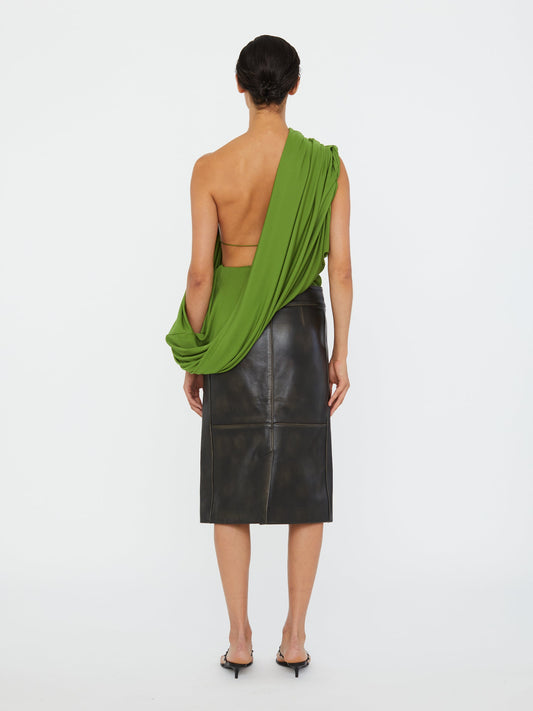Christopher Esber Burnished Eddie Leather (Skirt)