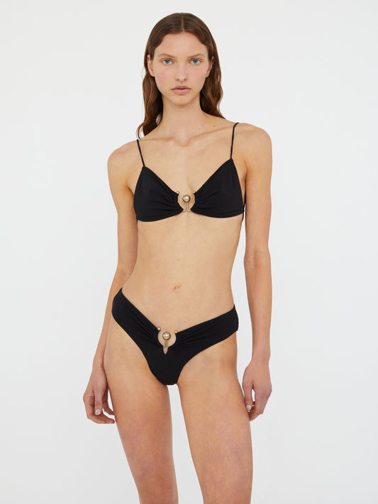 Christopher Esber Ruched Orbit High Brief (Black)