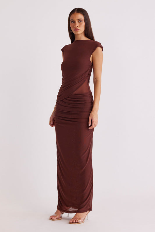 SNDYS LORELAI MAXI DRESS (Mocha)
