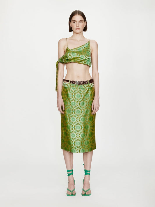 CHRISTOPHER ESBER Palmira Handkerchief Tie Top (Print)