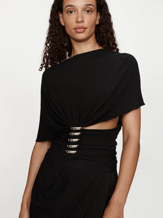 CHRISTOPHER ESBER Coiled Jersey Tee (Black)