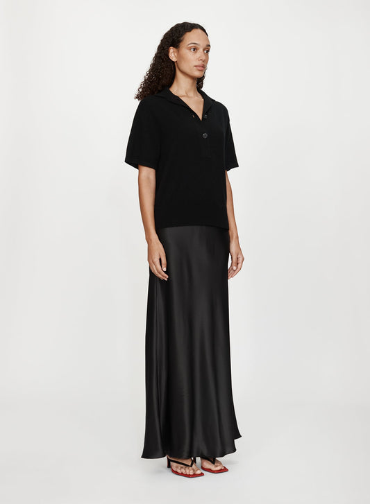 CHRISTOPHER ESBER Monument Polo Tee Dress (Black)