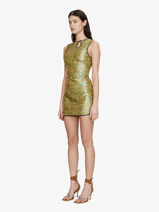 CHRISTOPHER ESBER Palmira Loophole Mini Tank Dress (Print)