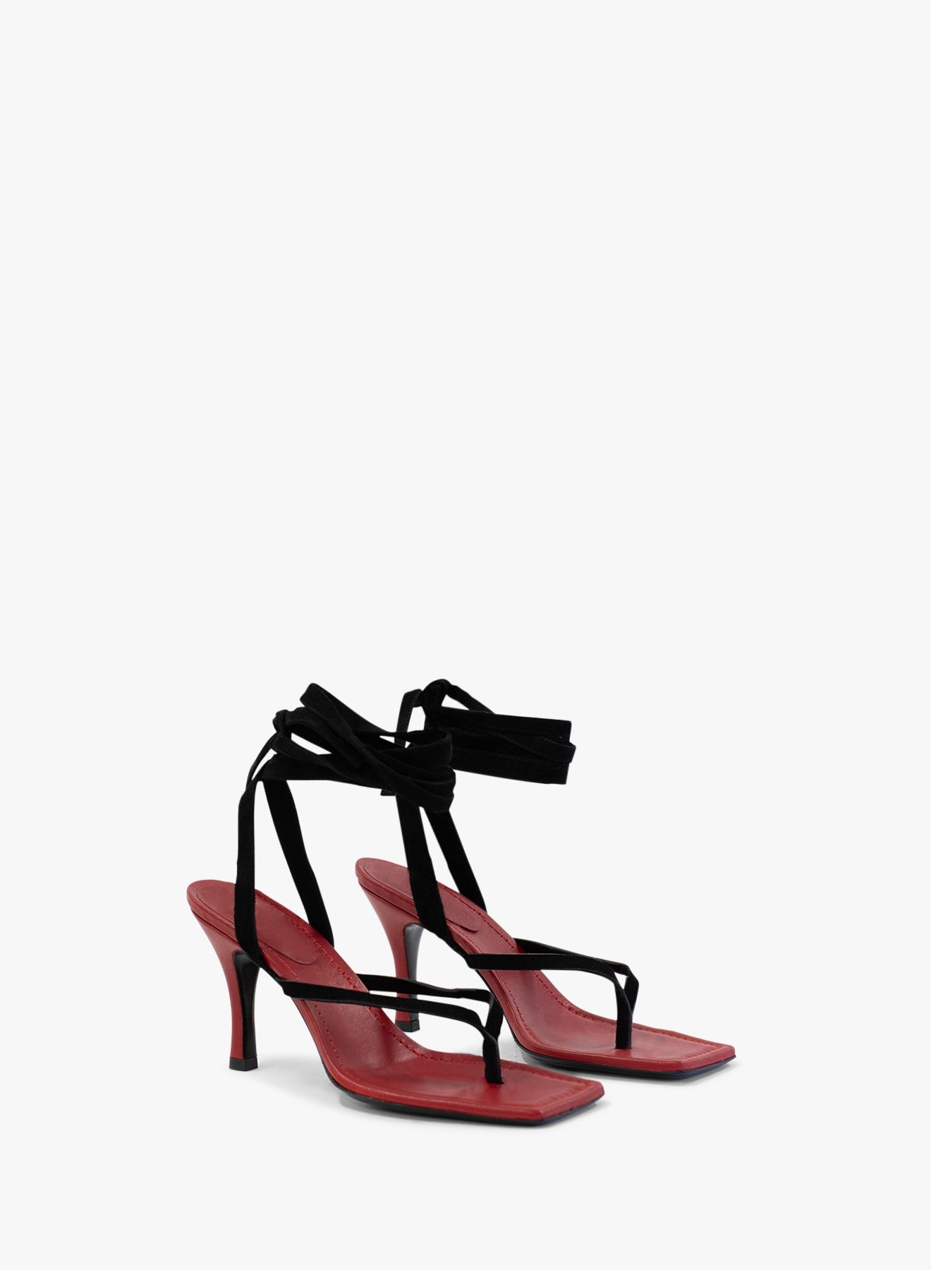 CHRISTOPHER ESBER Frida Flip Flop Heel (Black)