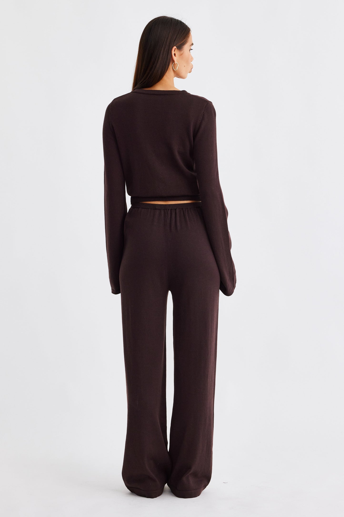 SNDYS AUGUST BUTTON UP TOP (Chocolate)