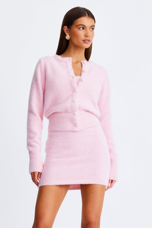 SNDYS KAILEY KNIT CARDIGAN (Pink)