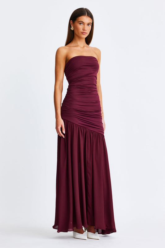 SNDYS NEVE MAXI DRESS (Cranberry)