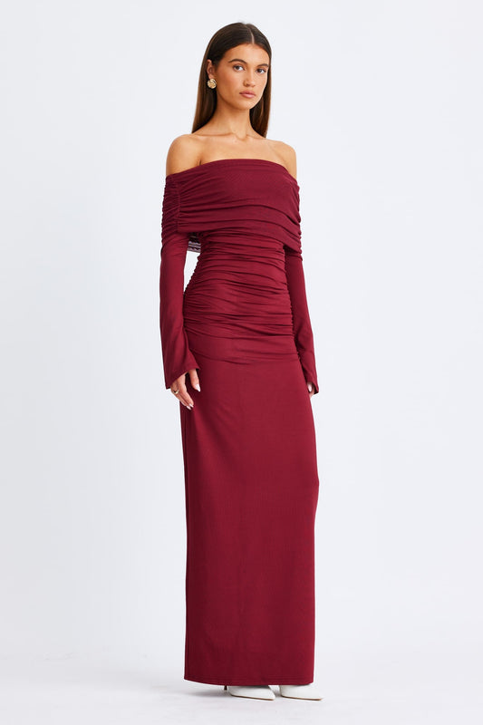 SNDYS STEVIE MAXI DRESS (Wine)