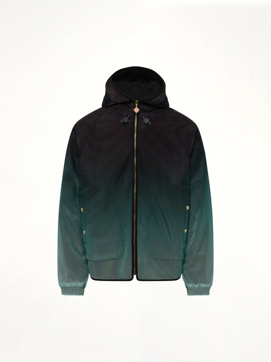 CASABLANCA Nylon Gradient Windbreaker (Green)