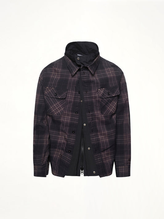 SACAI Plaid Shirt (Black)