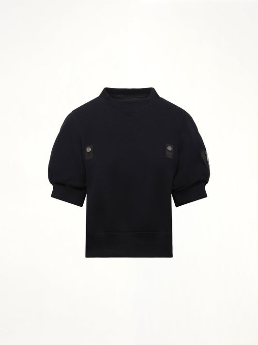 SACAI Sponge x Nylon Twill Pullover (Black)