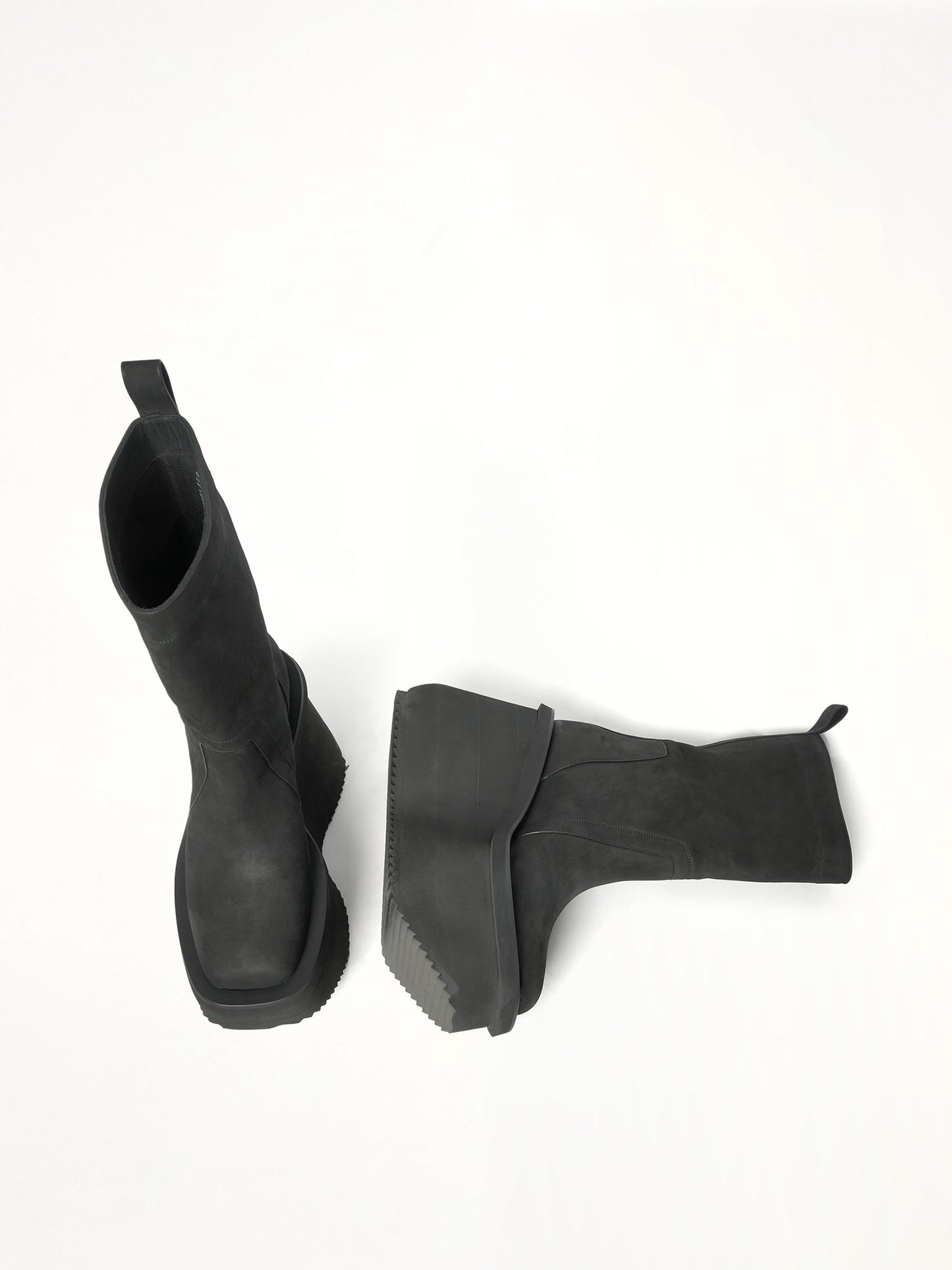 RICK OWENS Factory Boots (Black)