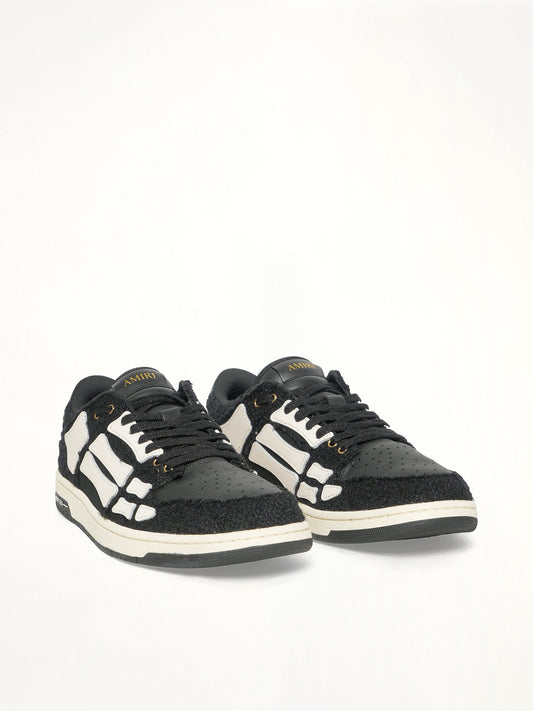 AMIRI Boucle Skeleton Low Top Sneaker (Black)