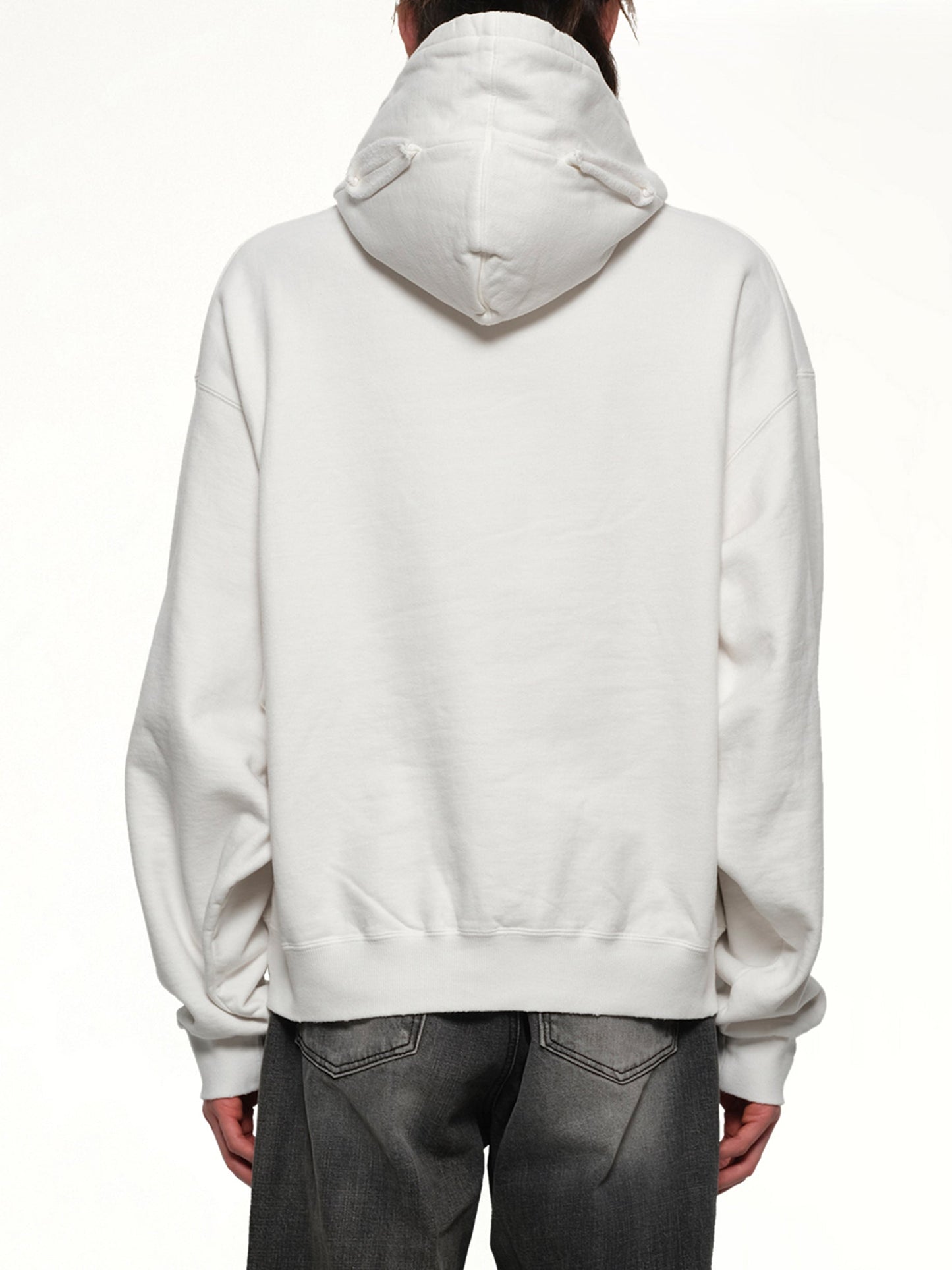 DOUBLET Villain Cover Print Hoodie (White)