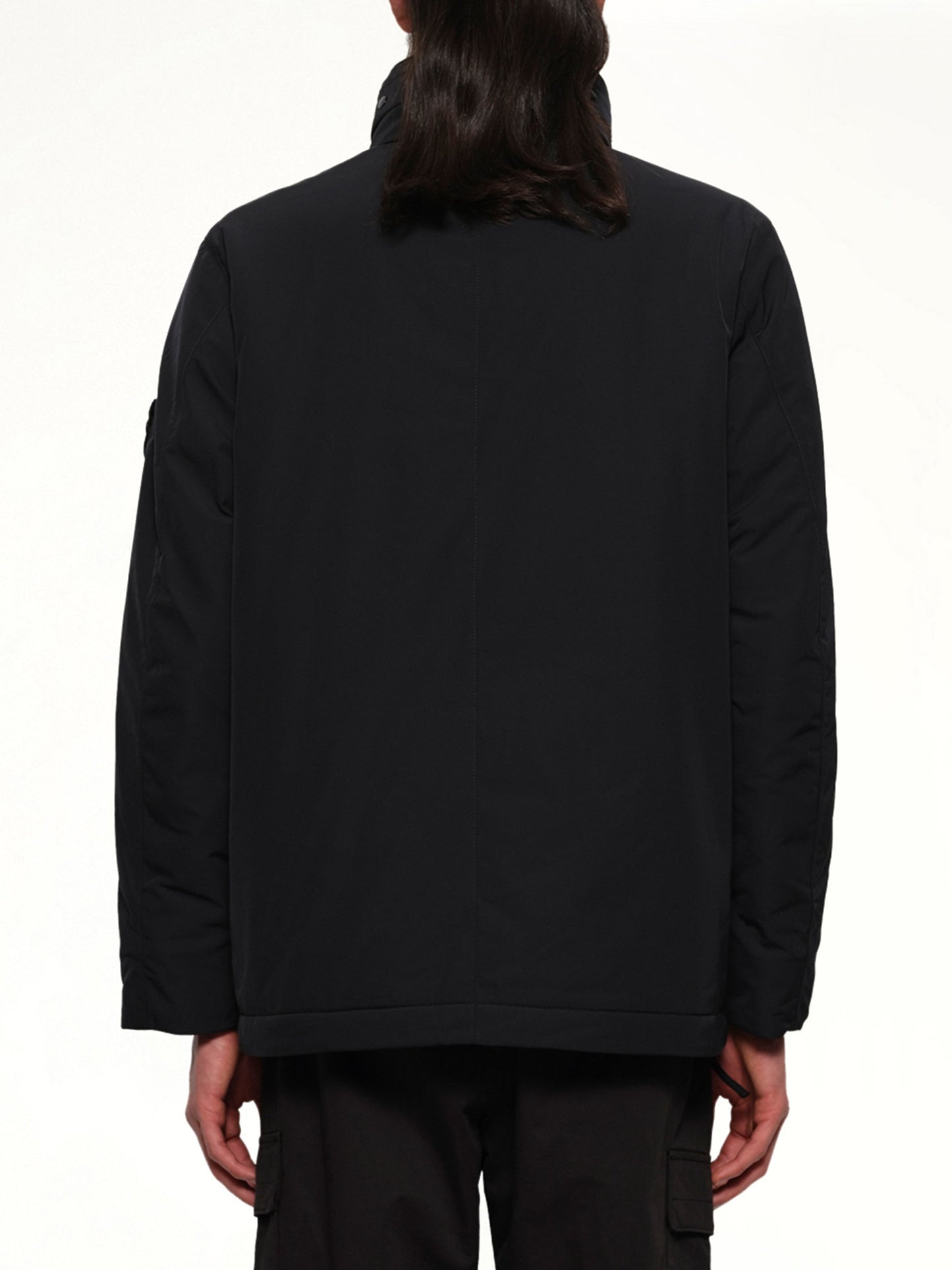 STONE ISLAND 410004 Micro Twill Field Jacket (Black)