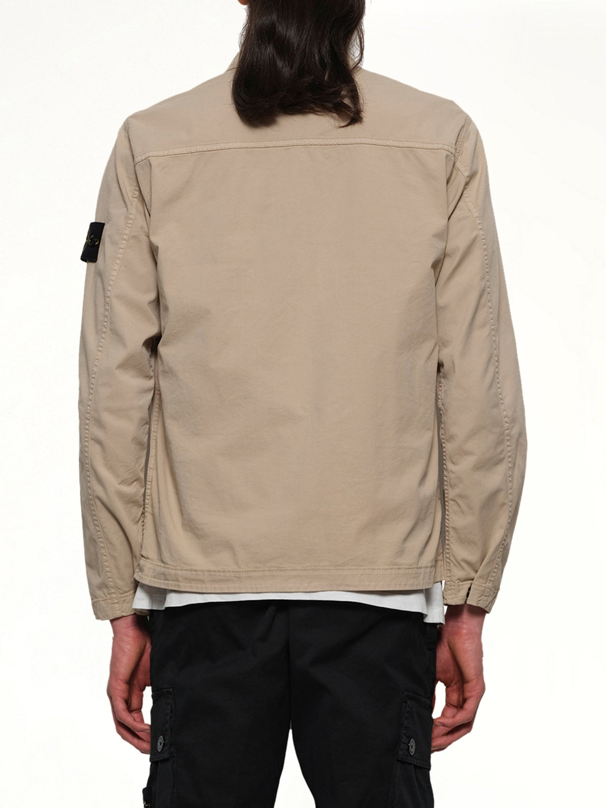STONE ISLAND 120000 Supima Overshirt (Desert)