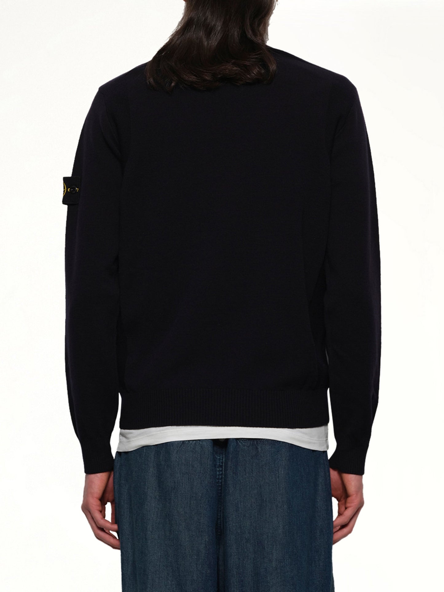 STONE ISLAND 5100001 Crewneck Sweatshirt (Navy)