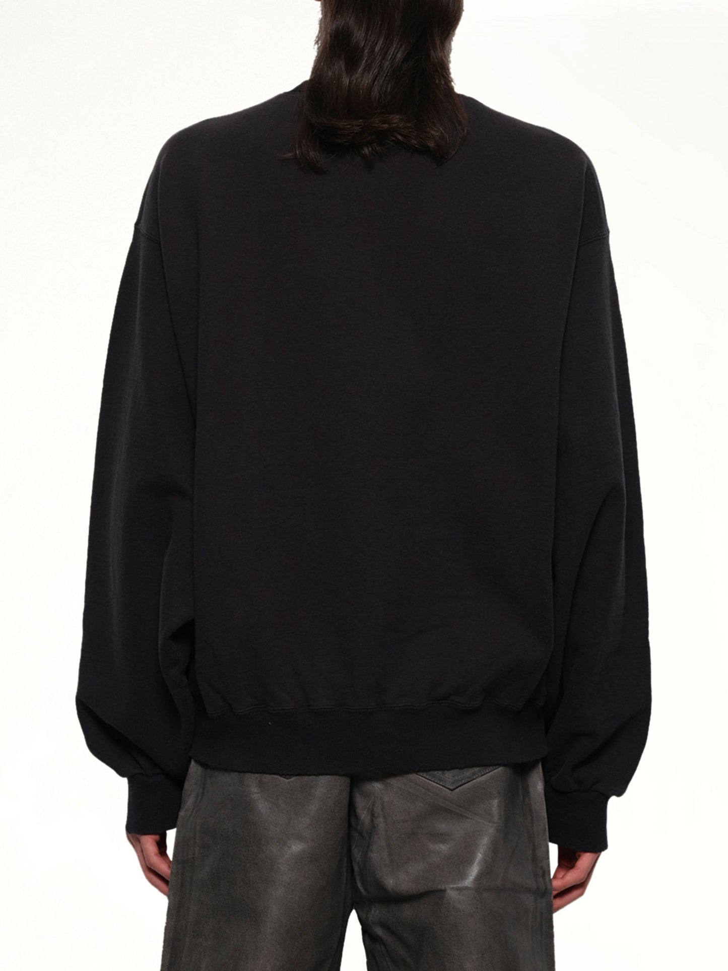 DOUBLET Villain Cover Print Sweat Shirt (Black)