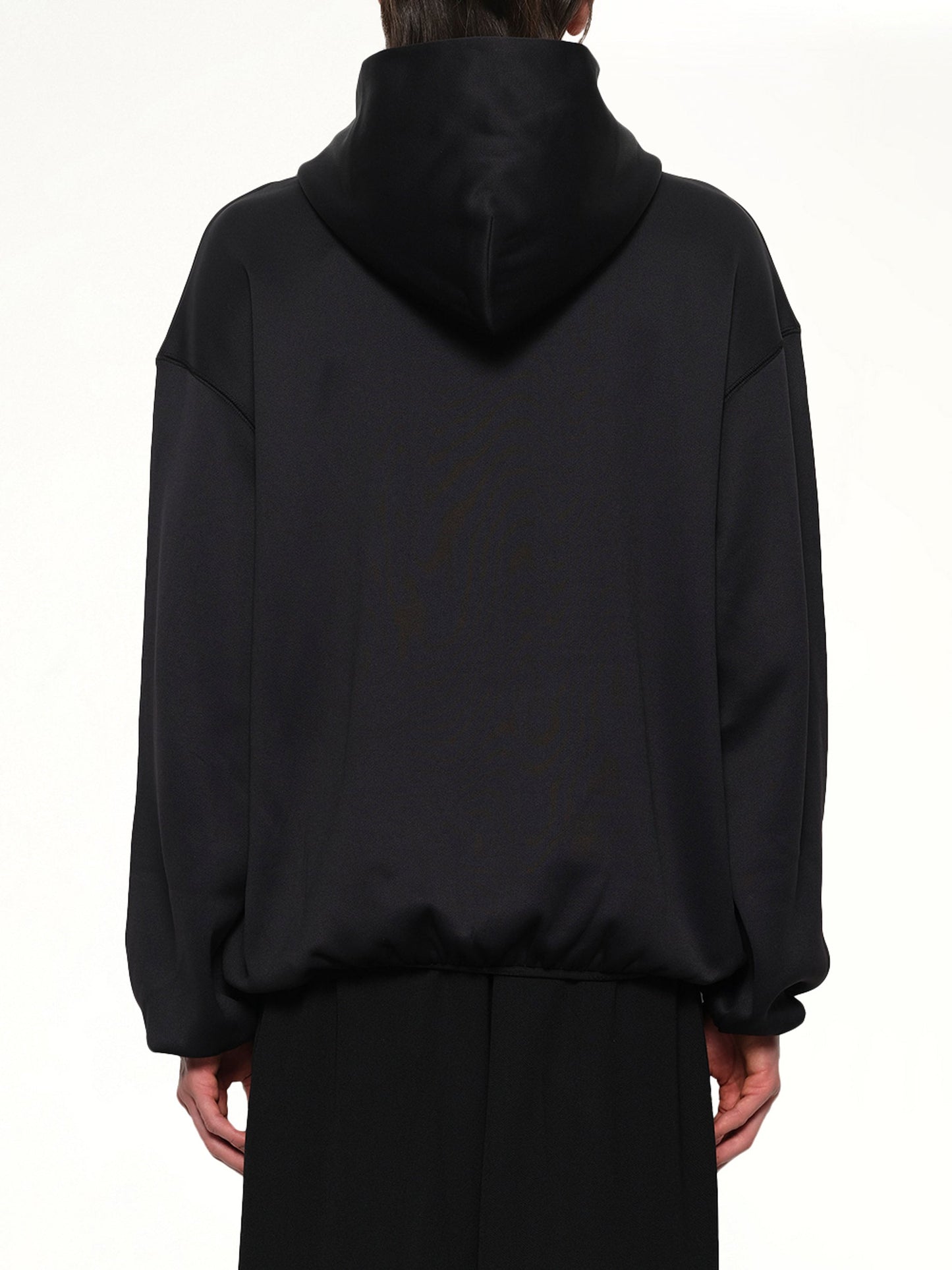CASABLANCA Oversized Panelled Hoodie (Black)