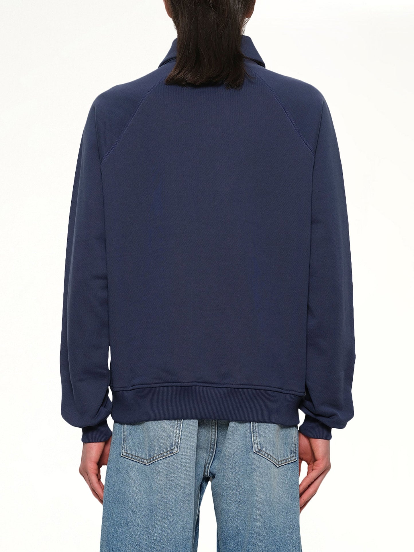CASABLANCA Collar Sweatshirt (Navy)