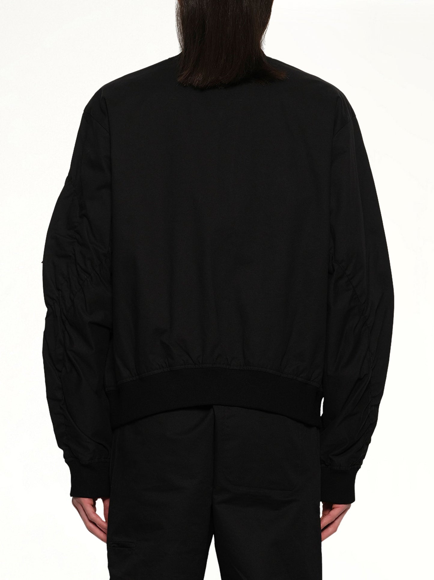POST ARCHIVE FACTION Shirring Bomber (Black)