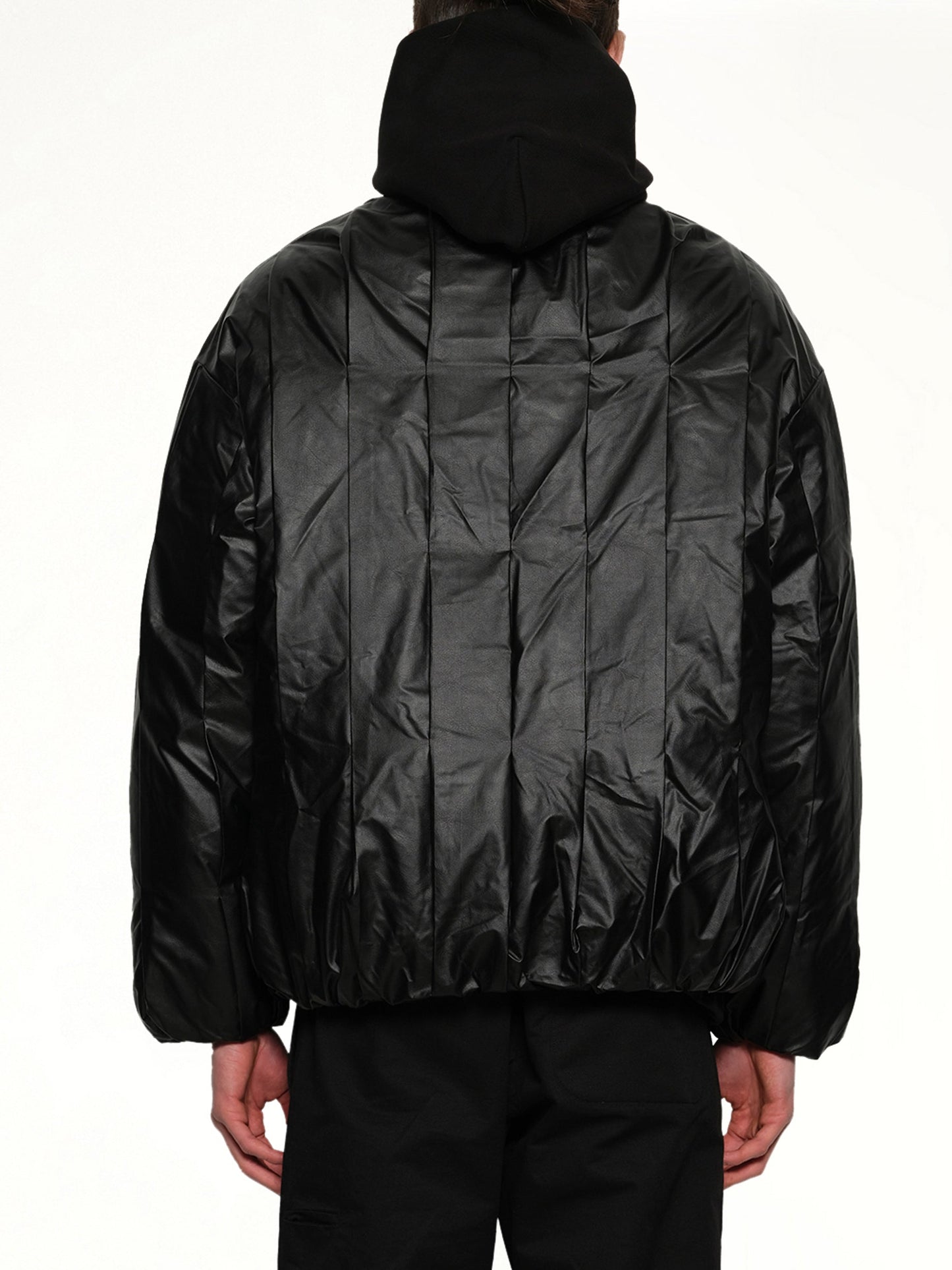POST ARCHIVE FACTION Cocoon Down Jacket (Metallic Black)