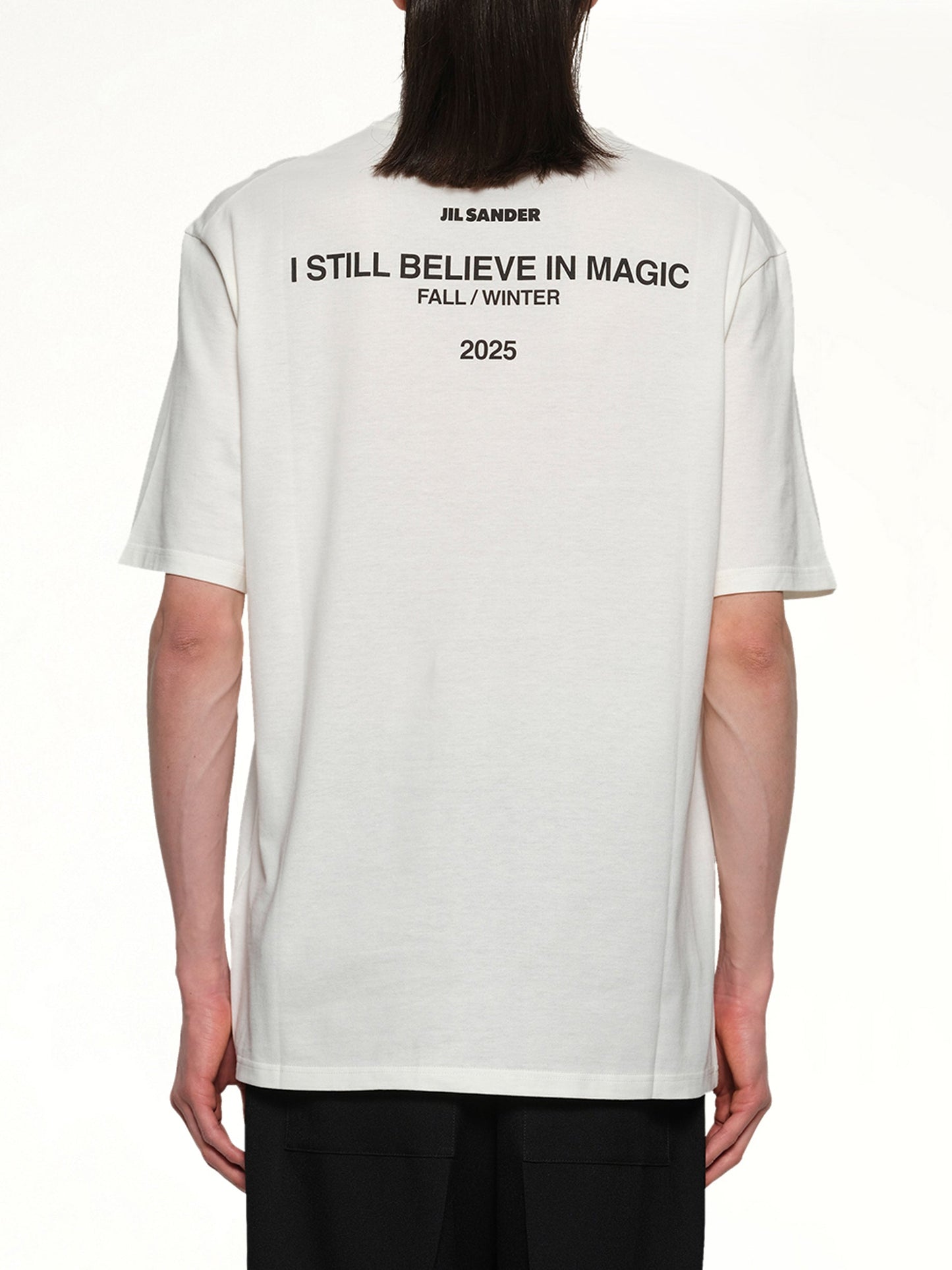JIL SANDER Logo T-Shirt (Coconut)