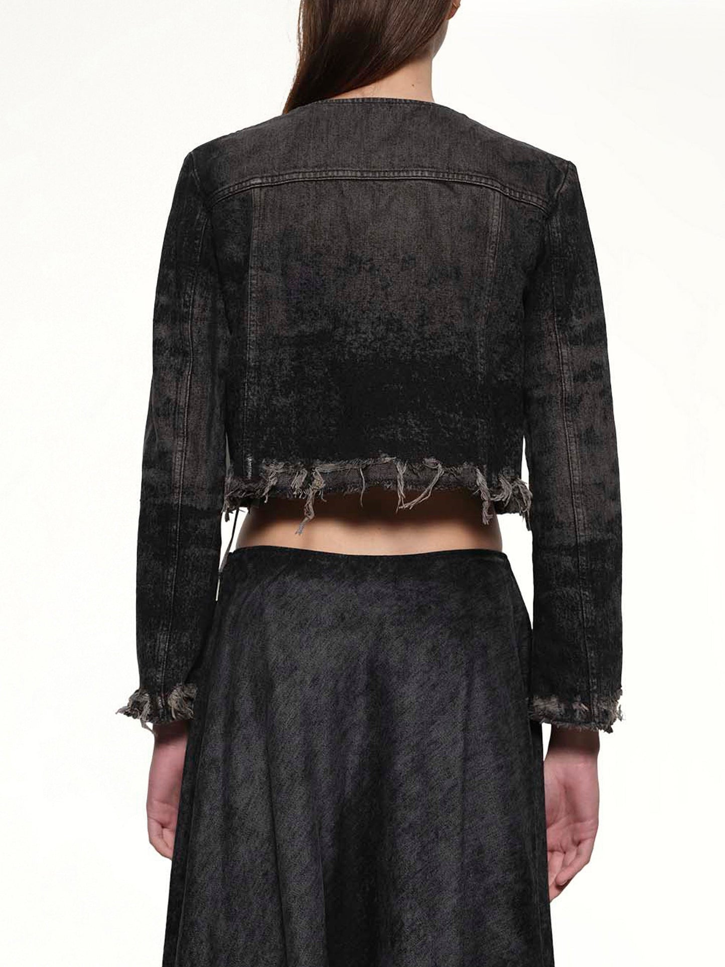 DIESEL DE-GRAFFY-FSH Denim Jacket (Black)