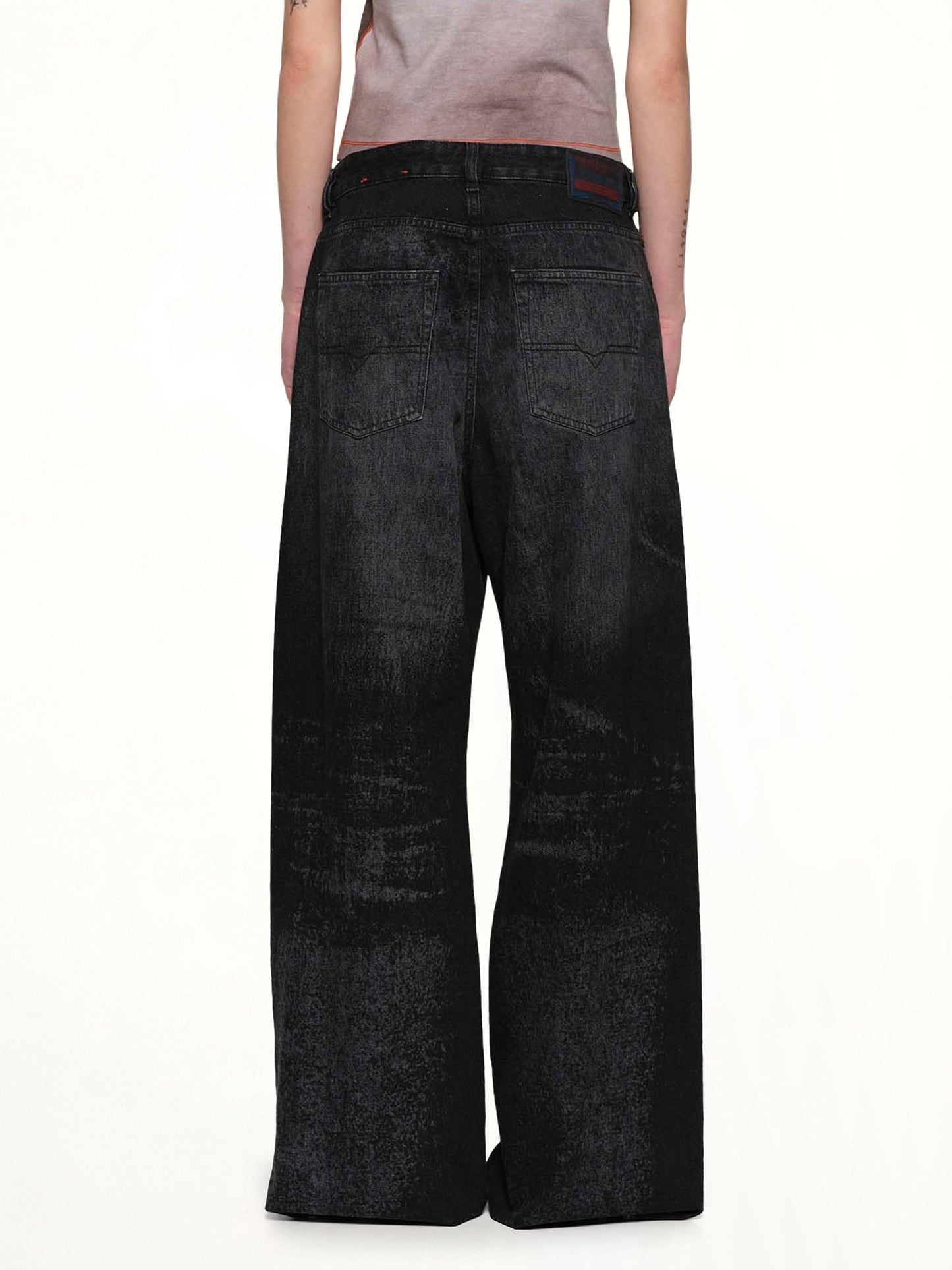 DIESEL 1996 D-SIRE-FSH1 Wide Jeans (Black)