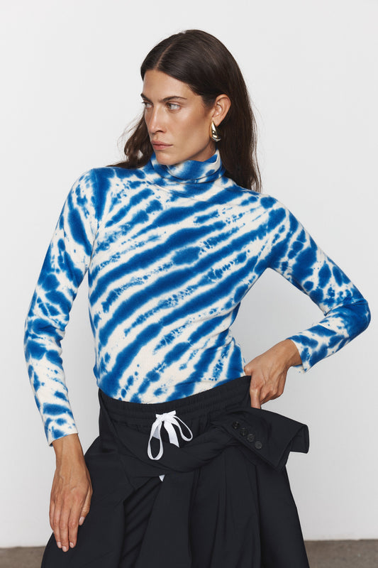Blanca Studio Paloma Turtleneck (Blue)