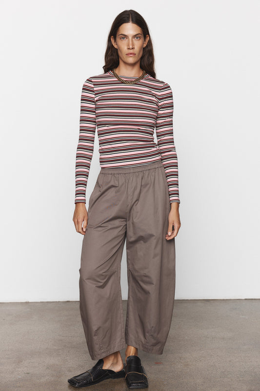 Blanca Studio Penny Tee (Burgandy)