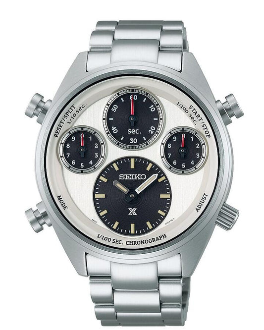 Image of Watches. Productname: Seiko Prospex Speedtimer 110th Anniversary of Watchmaking Limited Edition SFJ009P in Watch colour by brand - Seiko