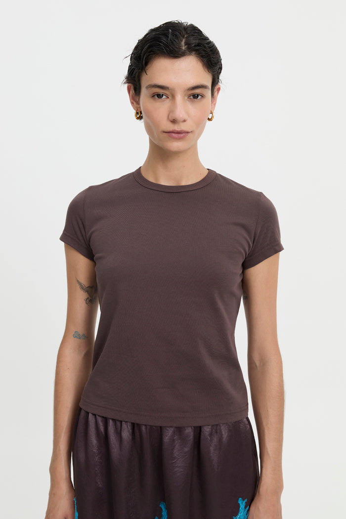 Blanca Studio Laina Baby Tee (Brown)