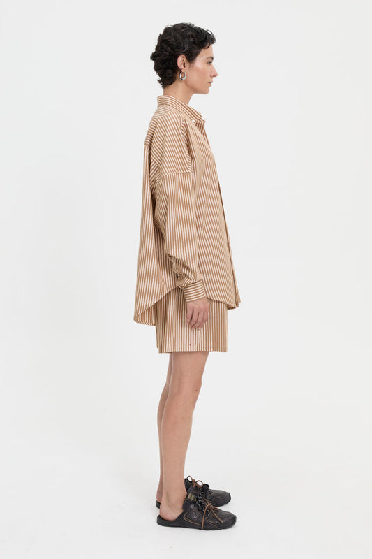 Blanca Studio Nate Shirt (Brown)