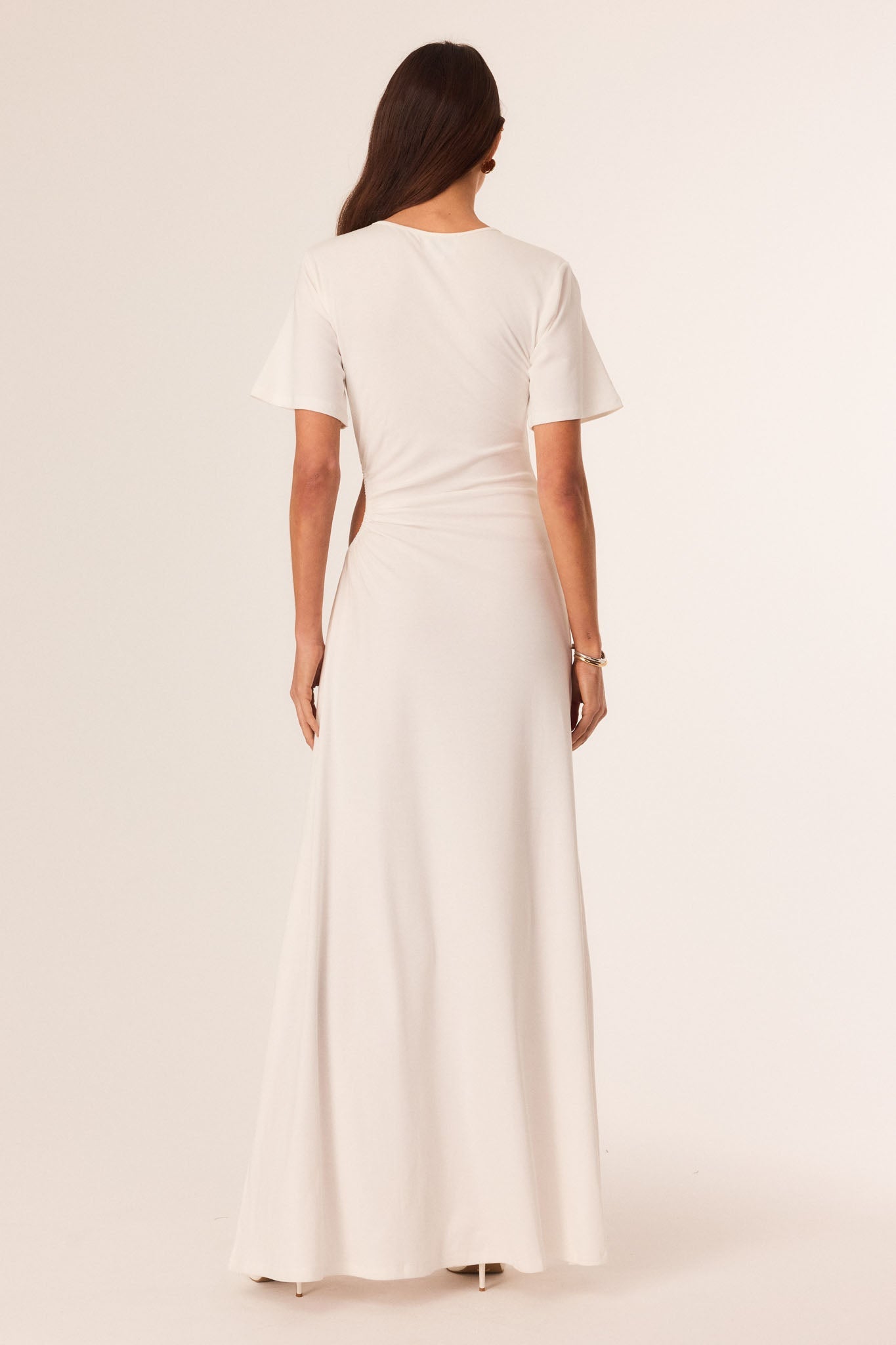 SNDYS MONOLA MAXI DRESS (Off White)