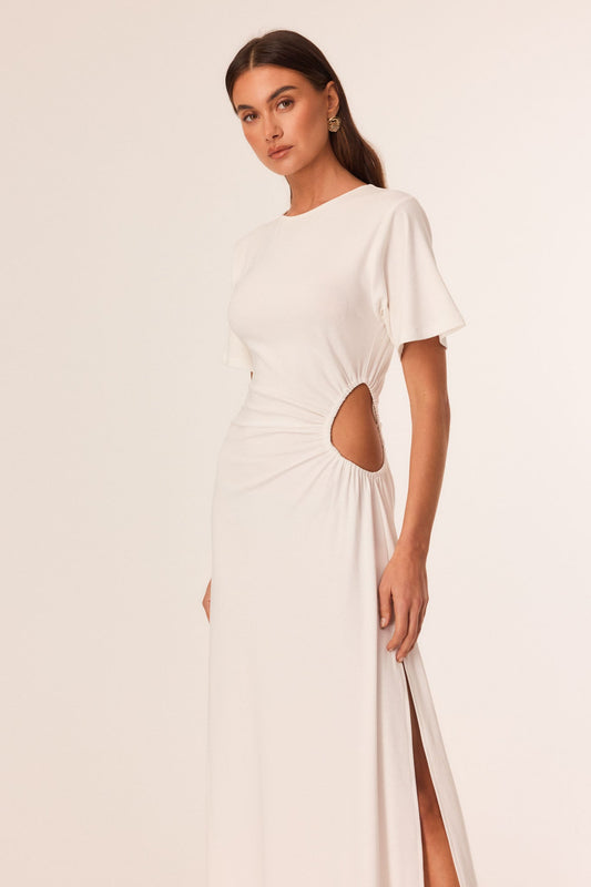 SNDYS MONOLA MAXI DRESS (Off White)