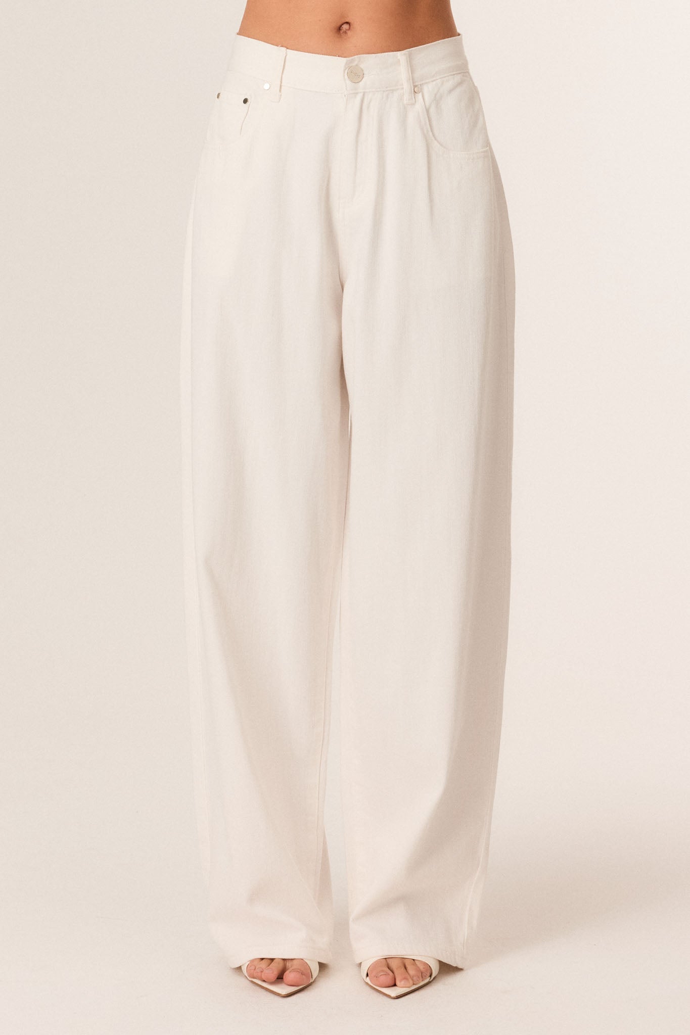 SNDYS LUKAS COTTON JEANS (White)