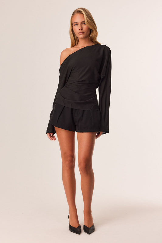 SNDYS NOAH LONG SLEEVE TOP (Black)