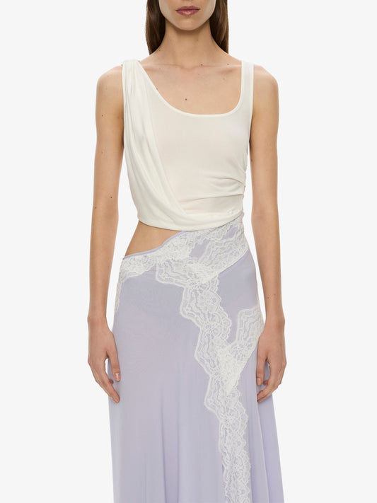 CHRISTOPHER ESBER Verve Twisted Tank Dress (White)