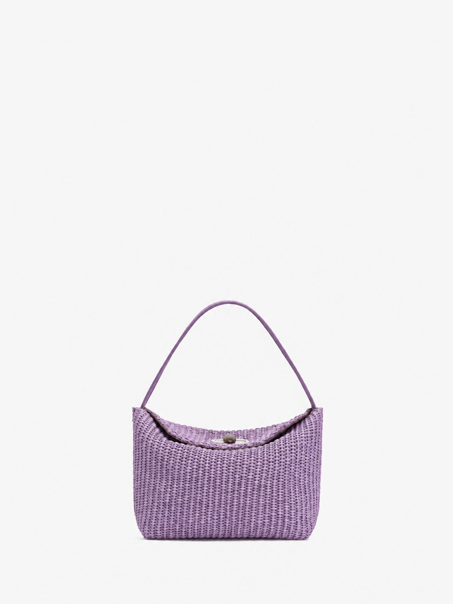 Image of Bags. Product name - Turnlock Raffia Mini Bag in Bag colour by brand - CHRISTOPHER ESBER